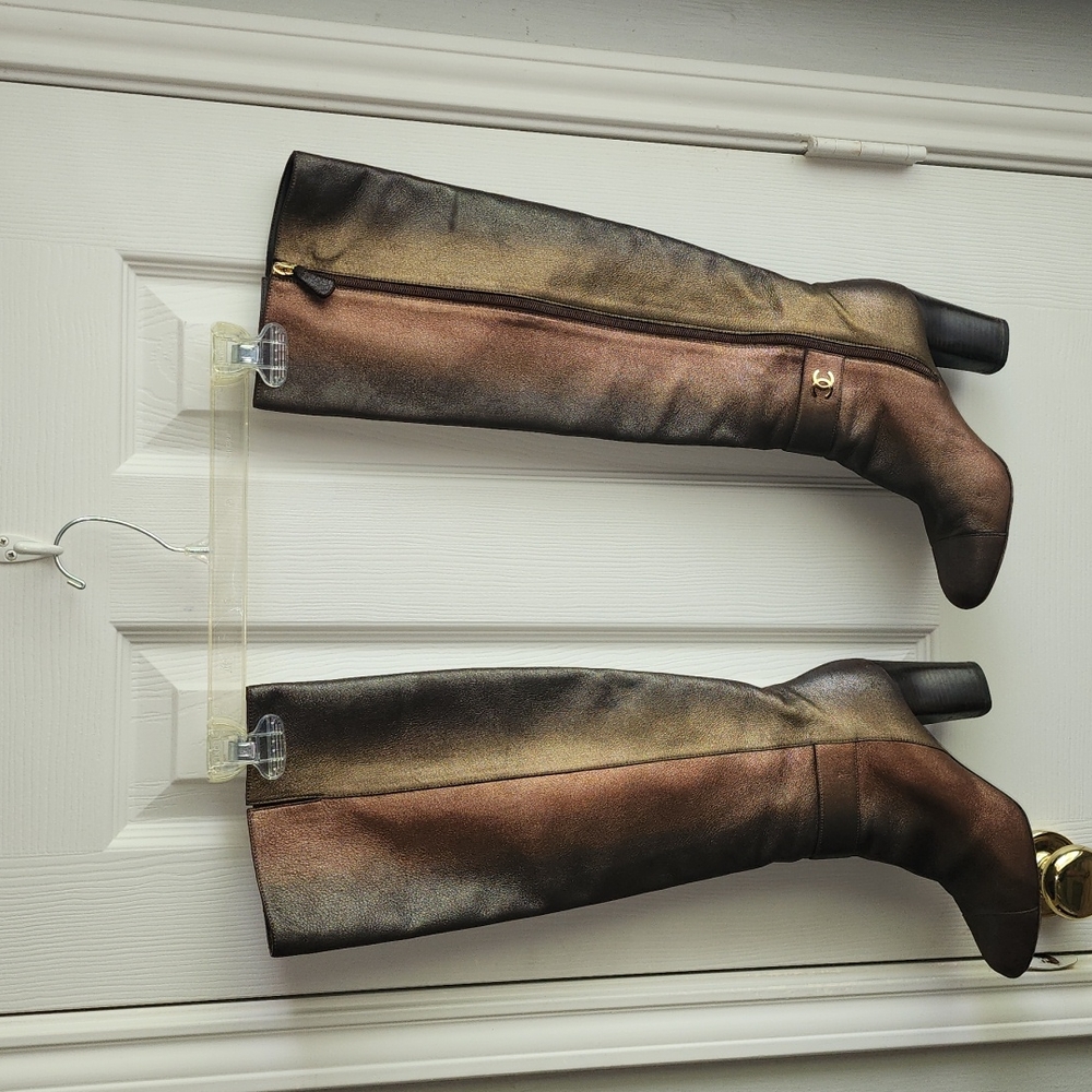 Chanel Ombre Boots